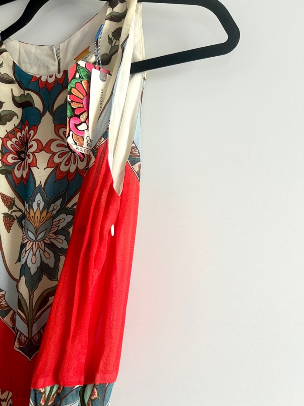 FARM Rio x Anthropologie Tie Scarf Printed Maxi Dress Size Small NWT - Picture 11 of 12